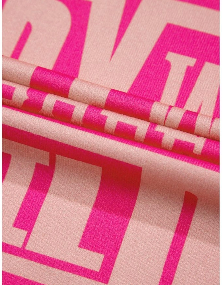 Rose Howdy Cowboy Letter Printed Western Fashion Tee