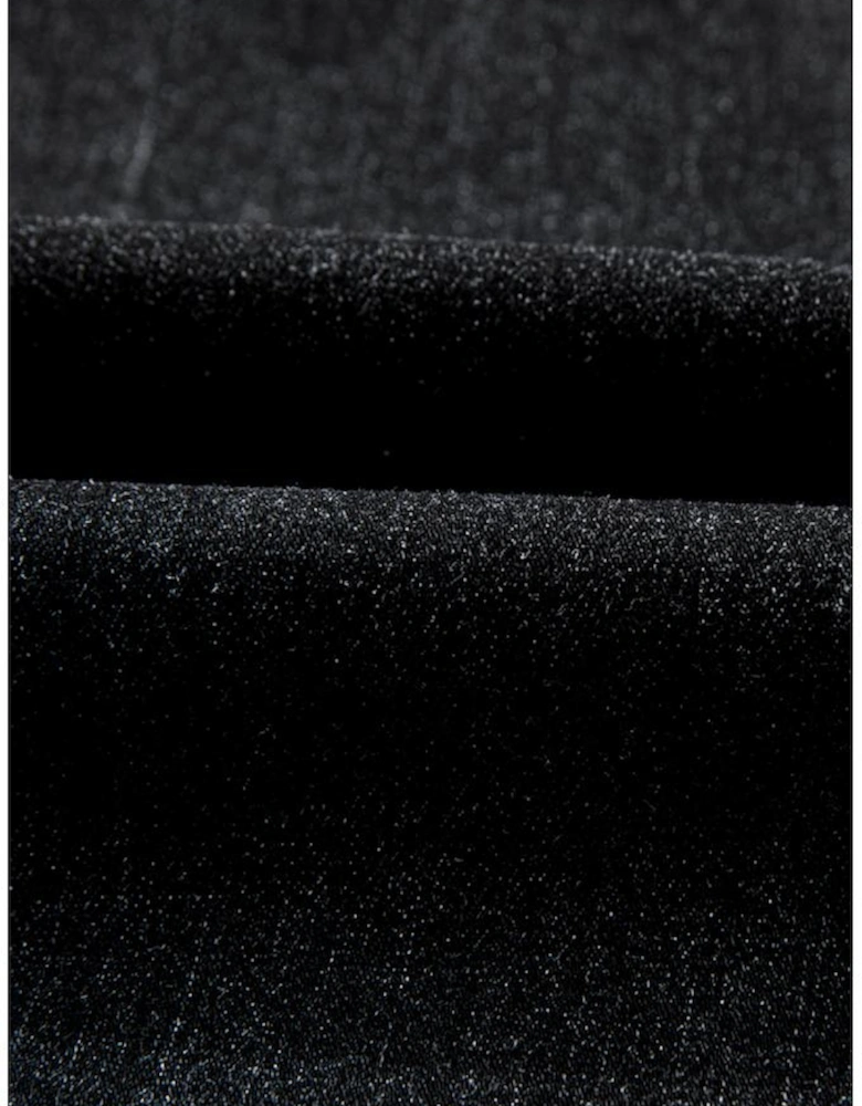 Carbon Grey Mineral Wash Raw Hem High Waist Flared Jeans