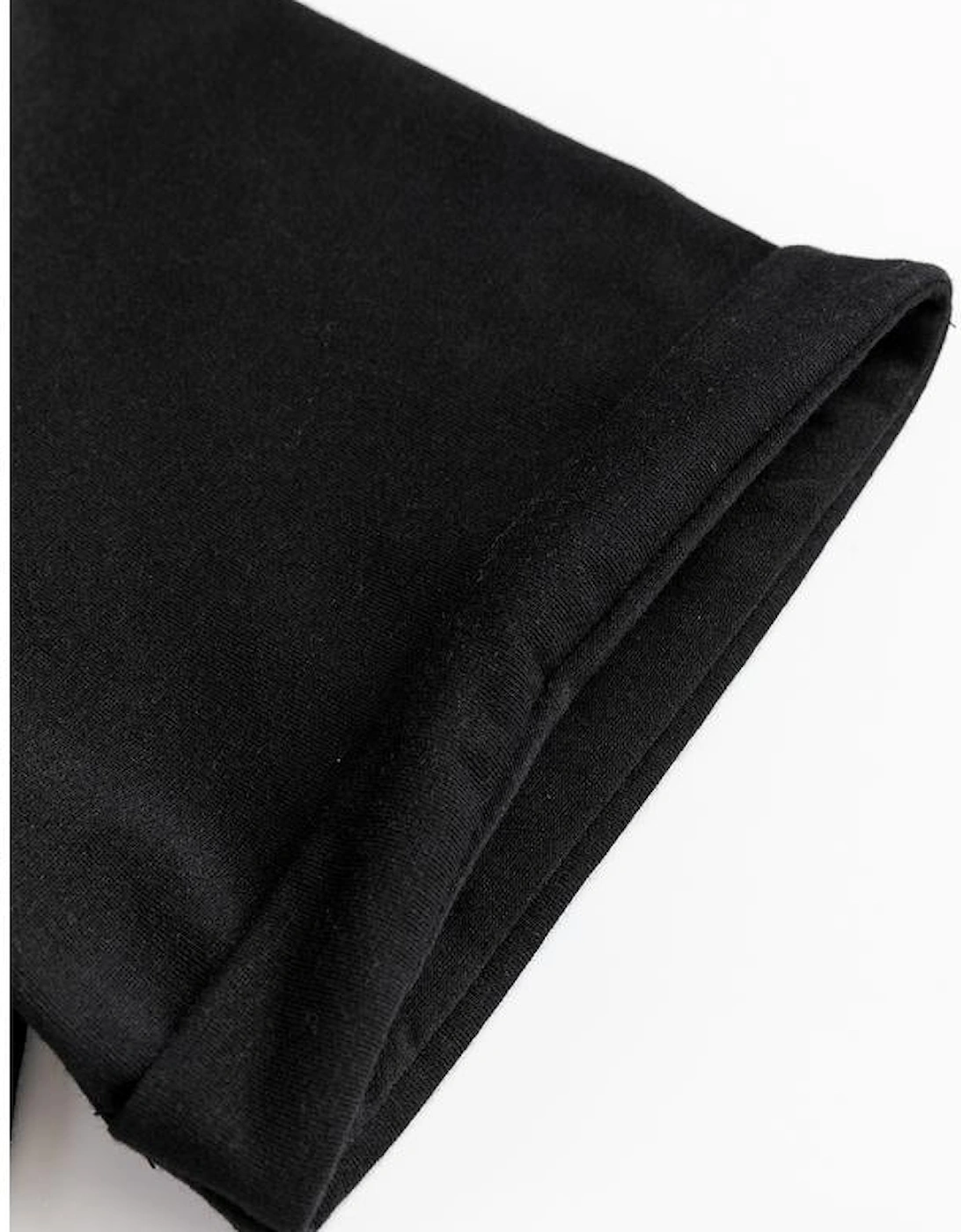 Black Christmas Big Bowknot Graphic Crewneck T Shirt