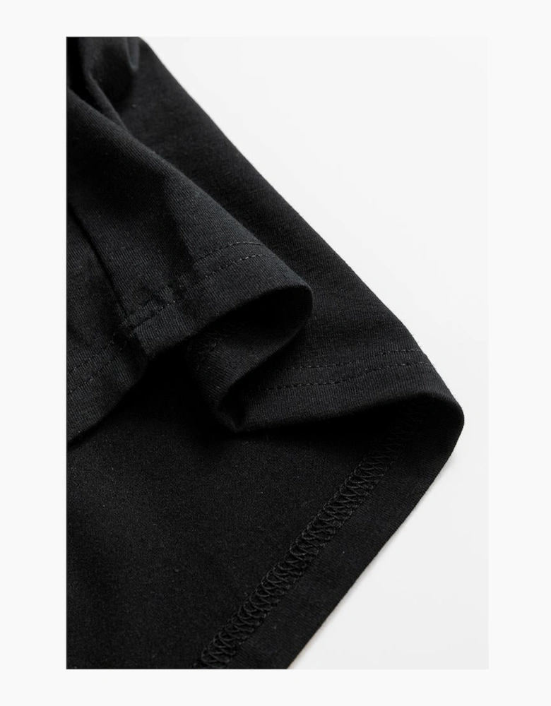 Black Christmas Big Bowknot Graphic Crewneck T Shirt