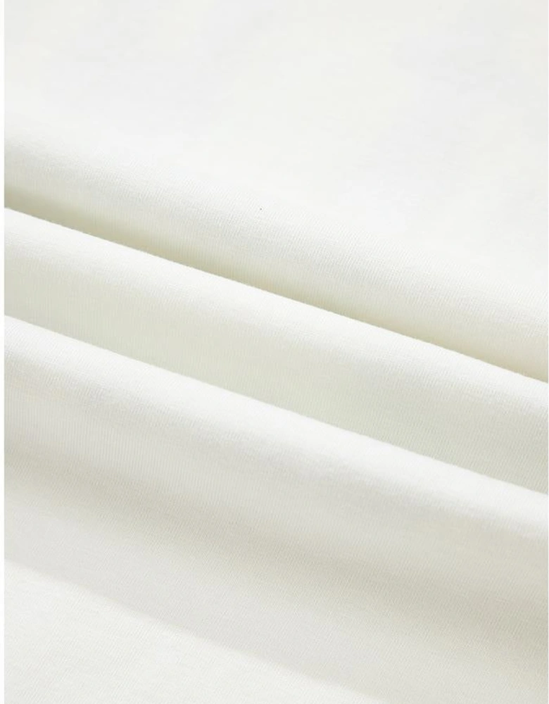 Beige GAME DAY Slogan Printed Half Sleeve Oversize T Shirt