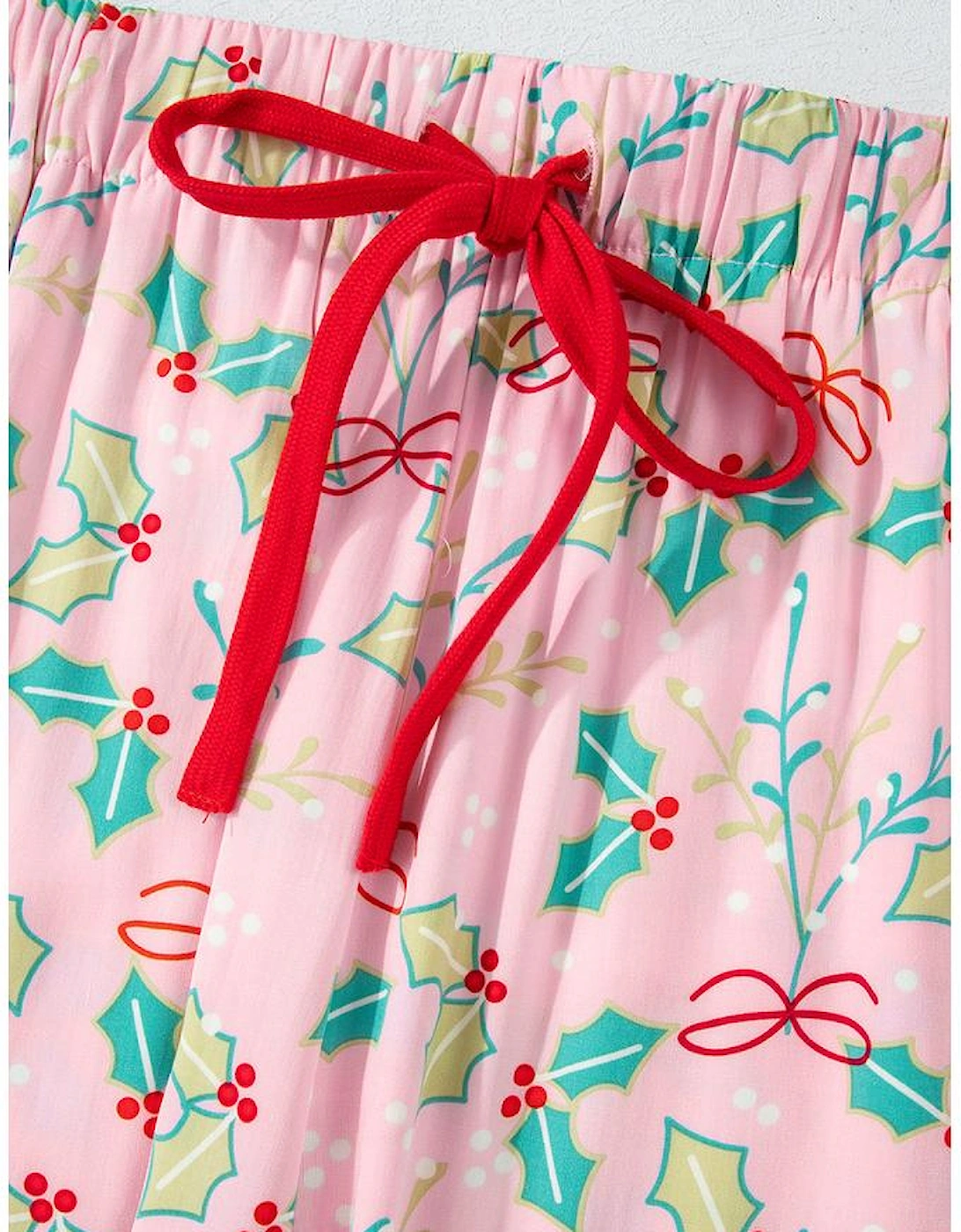 Multicolour Floral Christmas Pajamas Set, 16 of 15