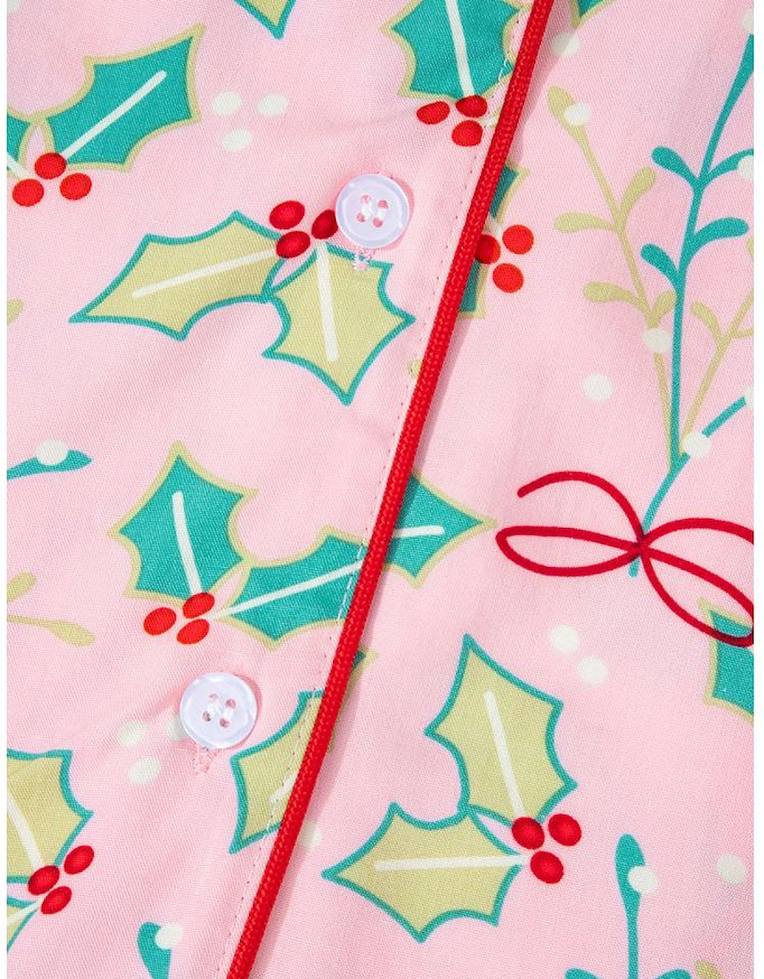 Multicolour Floral Christmas Pajamas Set