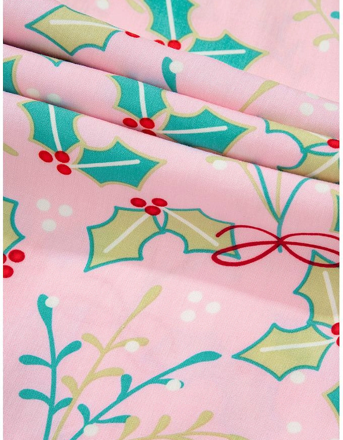 Multicolour Floral Christmas Pajamas Set