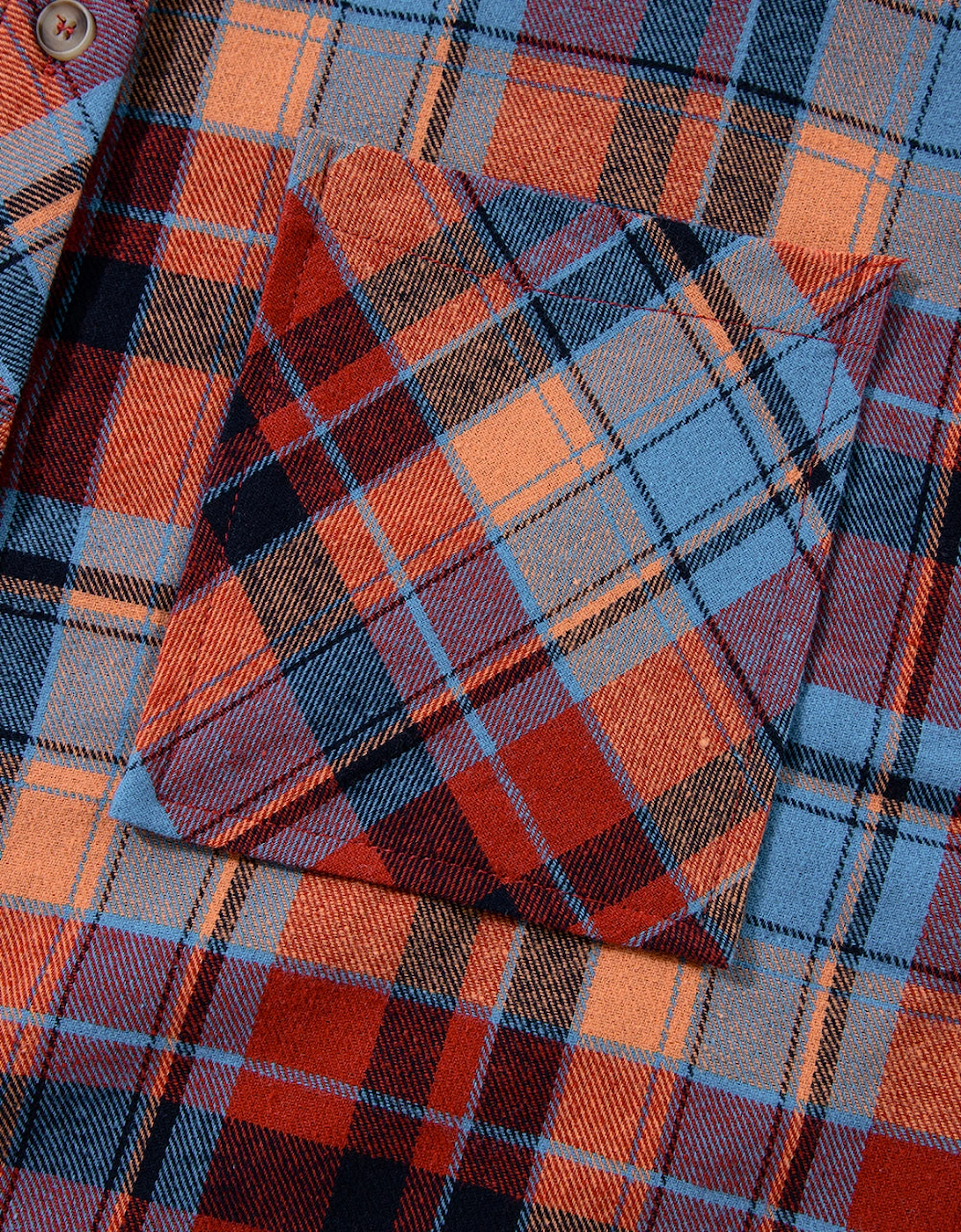 Red Plaid Print Loose Vintage Shirt