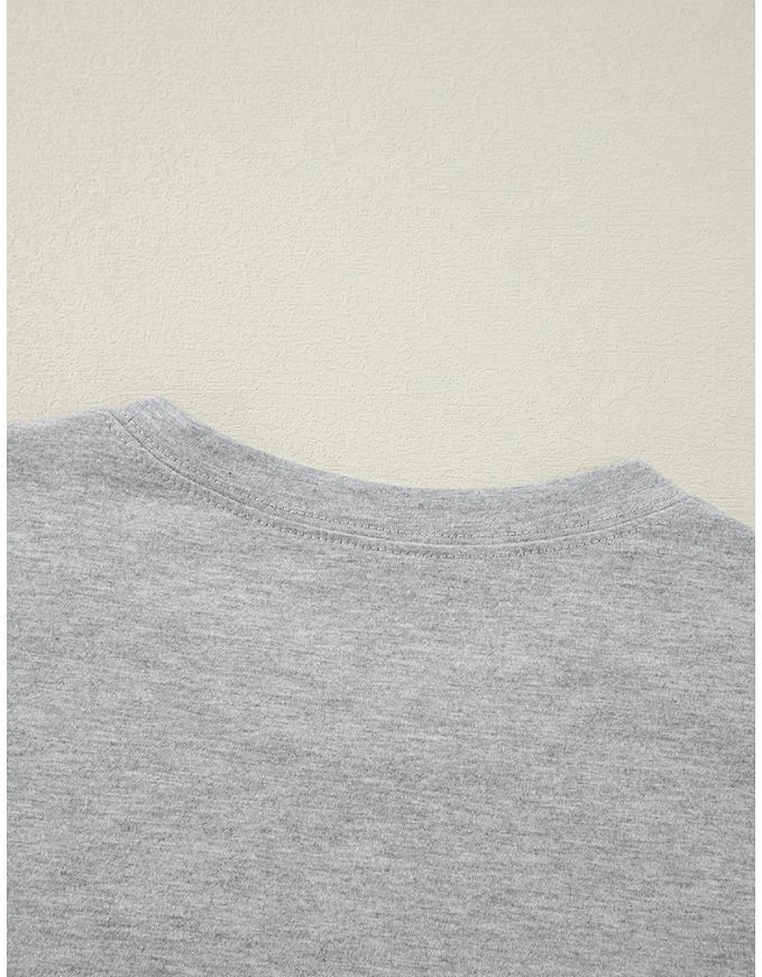 Gray Crew Neck Pleated Tank Top, 12 of 11