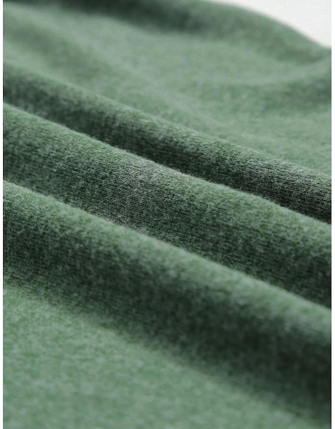 Mist Green Long Sleeve Snap Button Henley Top