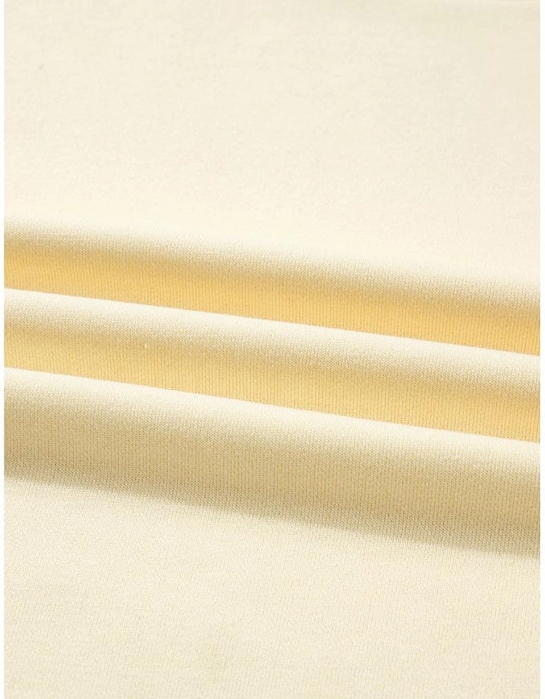 Beige Double Tiered Ruffle Hem Long Sleeve Loose Mini Dress