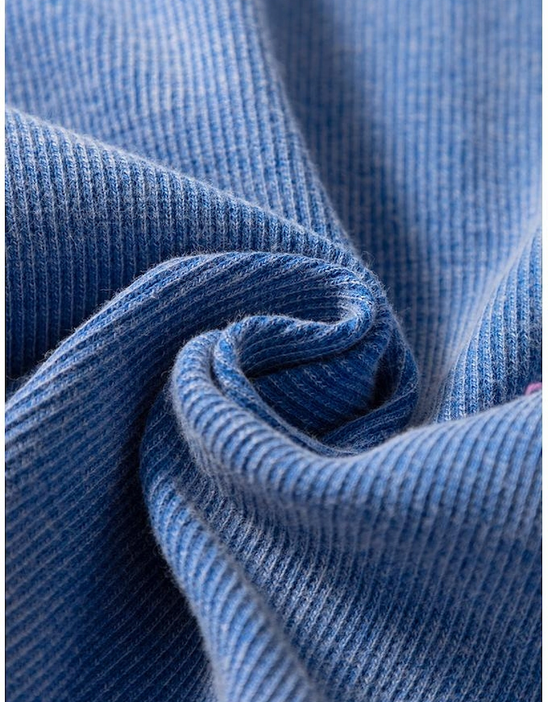 Sky Blue Mineral Wash Ribbed Notch Neck Tank Top