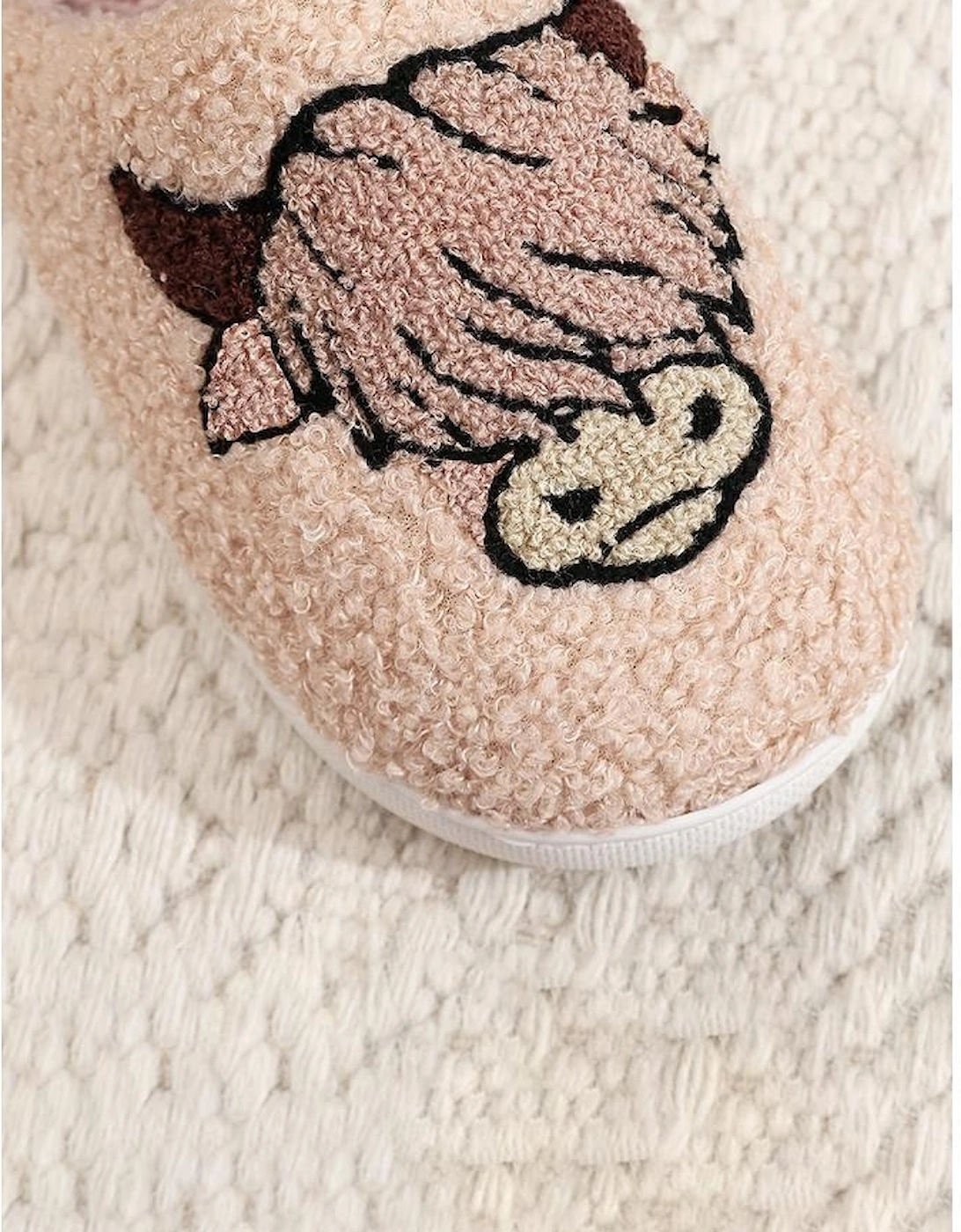 Parchment Cartoon Animal Plush Slippers