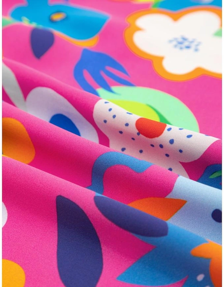 Rose Flower Bomb V Neck Blouse