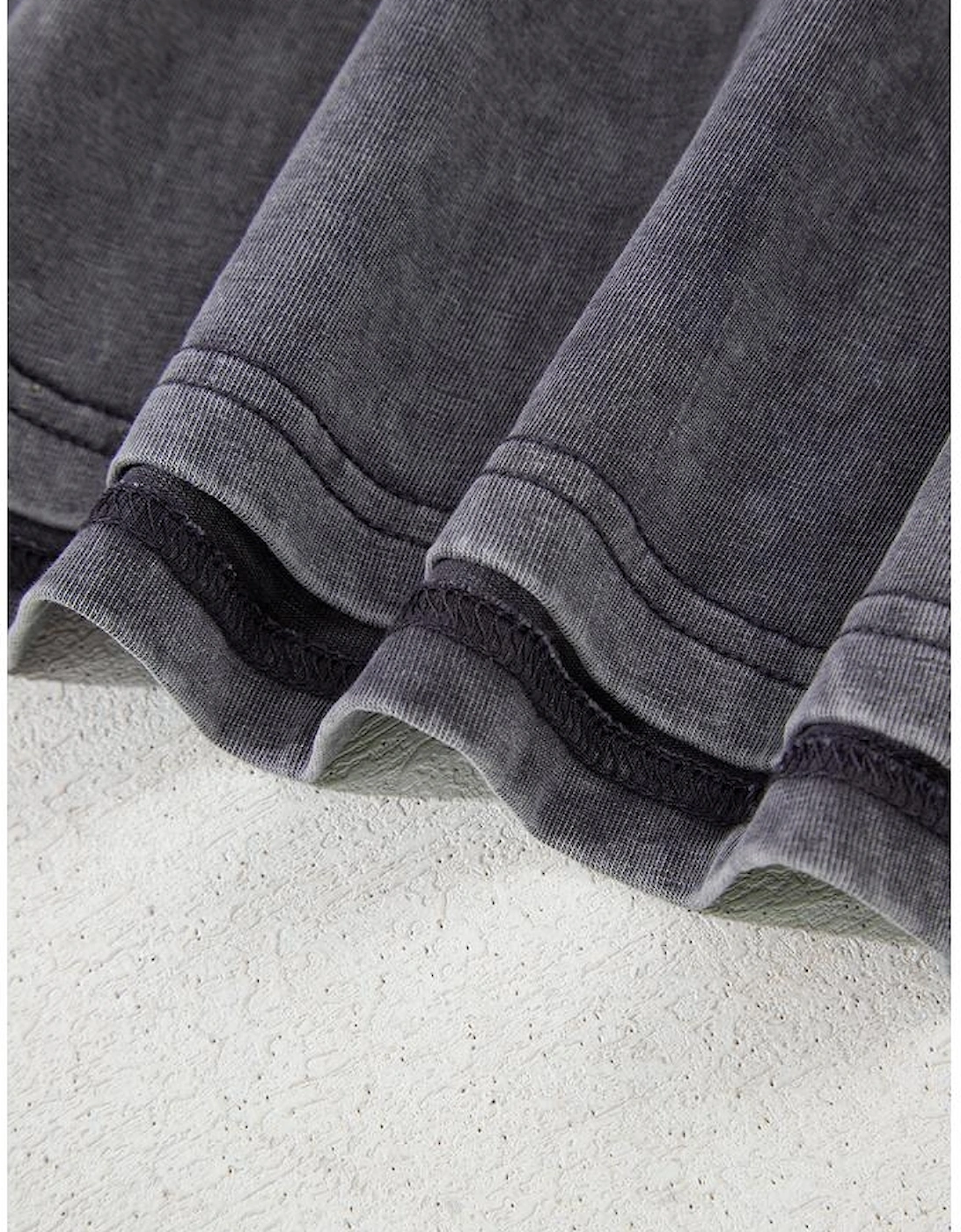 Medium Grey TEXAS Steer Head Graphic Mineral Wash Oversized T Shirt