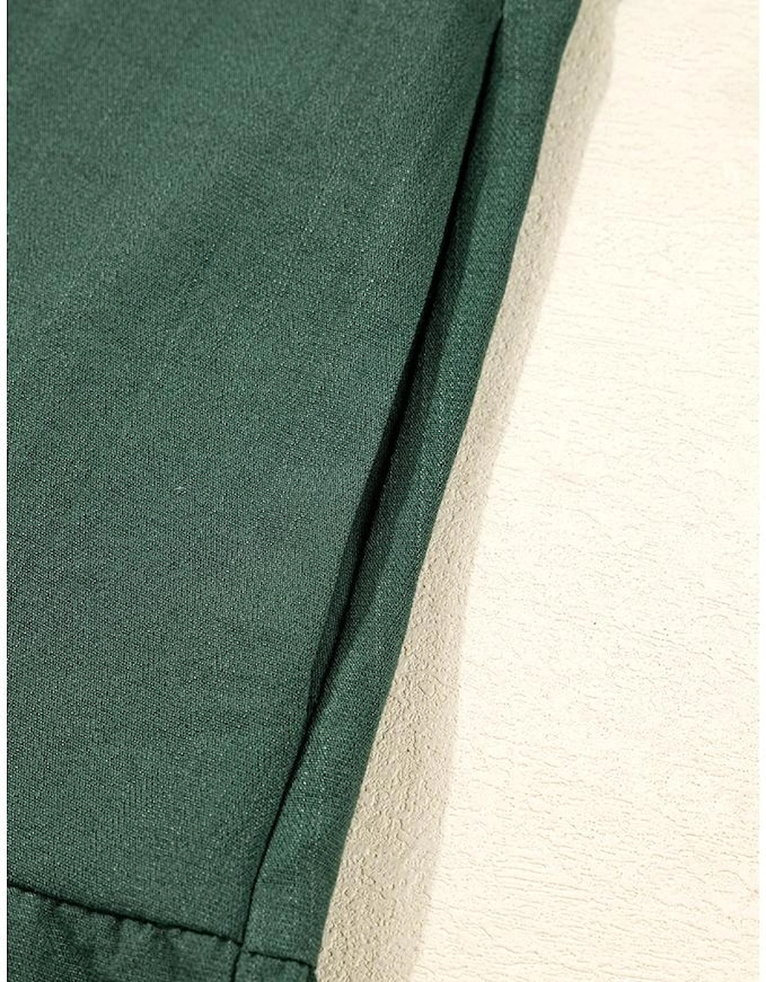 Canton Contrast Ricrac Trim Button V Neck Knotted Bracelet Sleeve Shift Dress