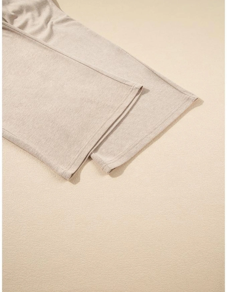 Oatmeal 3-Piece Cozy Knit Lounge Set