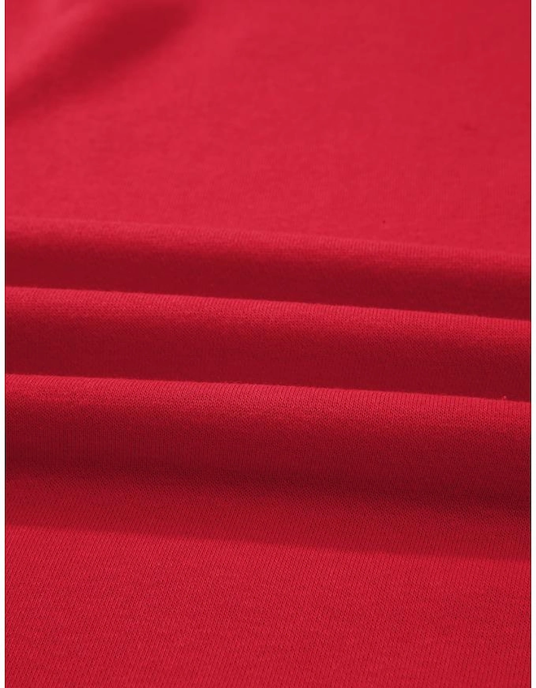 Racing Red Solid Crew Neck Drop Shoulder Plus Size Sweatshirt