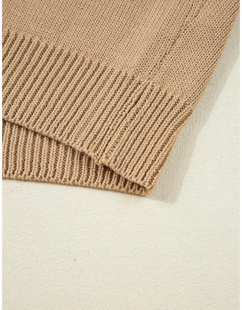 Smoke Gray Merry Colorful Dot Detail Christmas Dolman Sweater