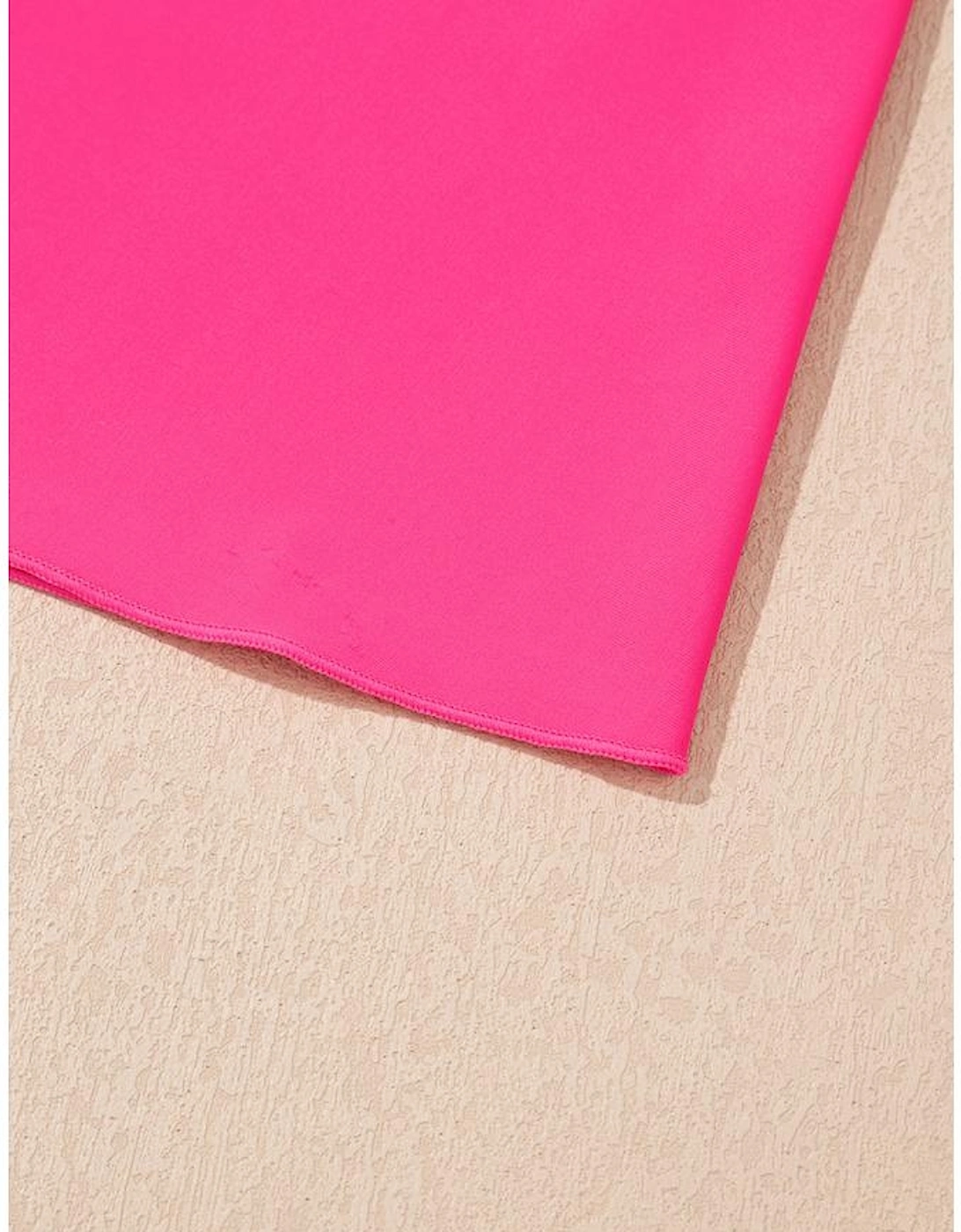 Rose Red Tie Shoulder Floral Print Cute Tankini Set