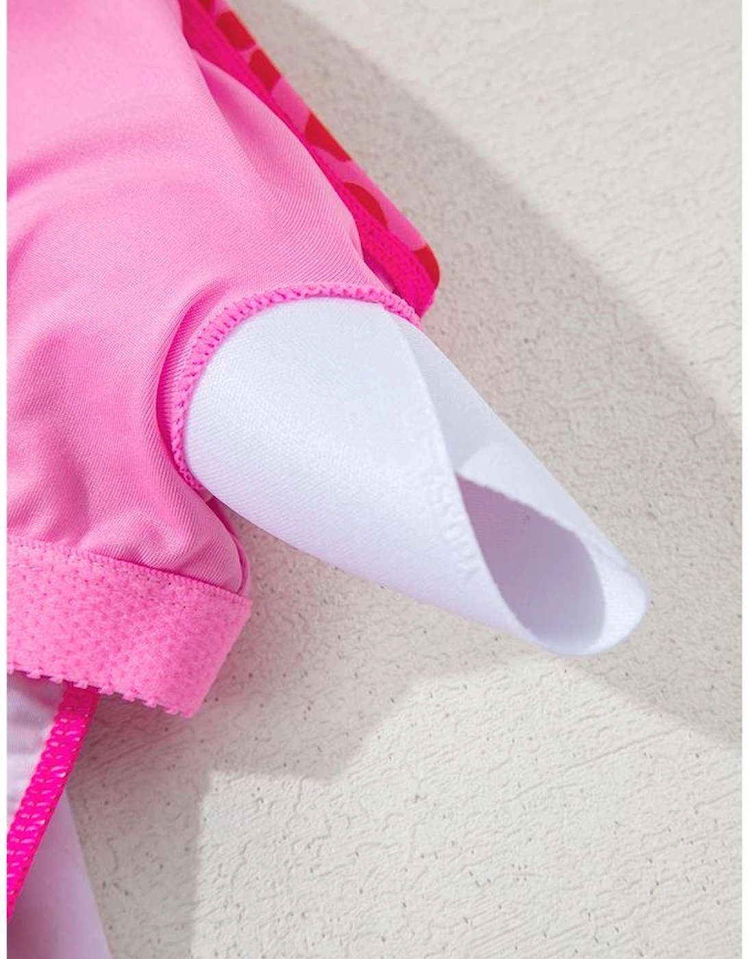 Rose Leopard Drawstring Side Tankini 2pcs Swimsuit