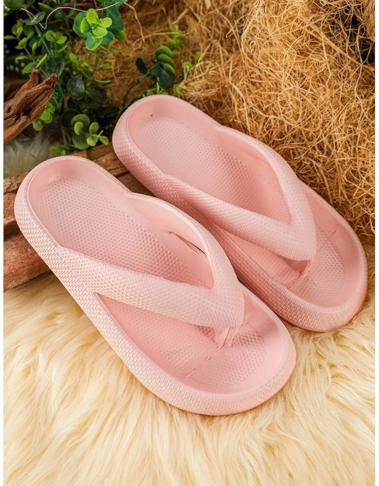 Azura Exchange Pink Soft EVA Flip Flops