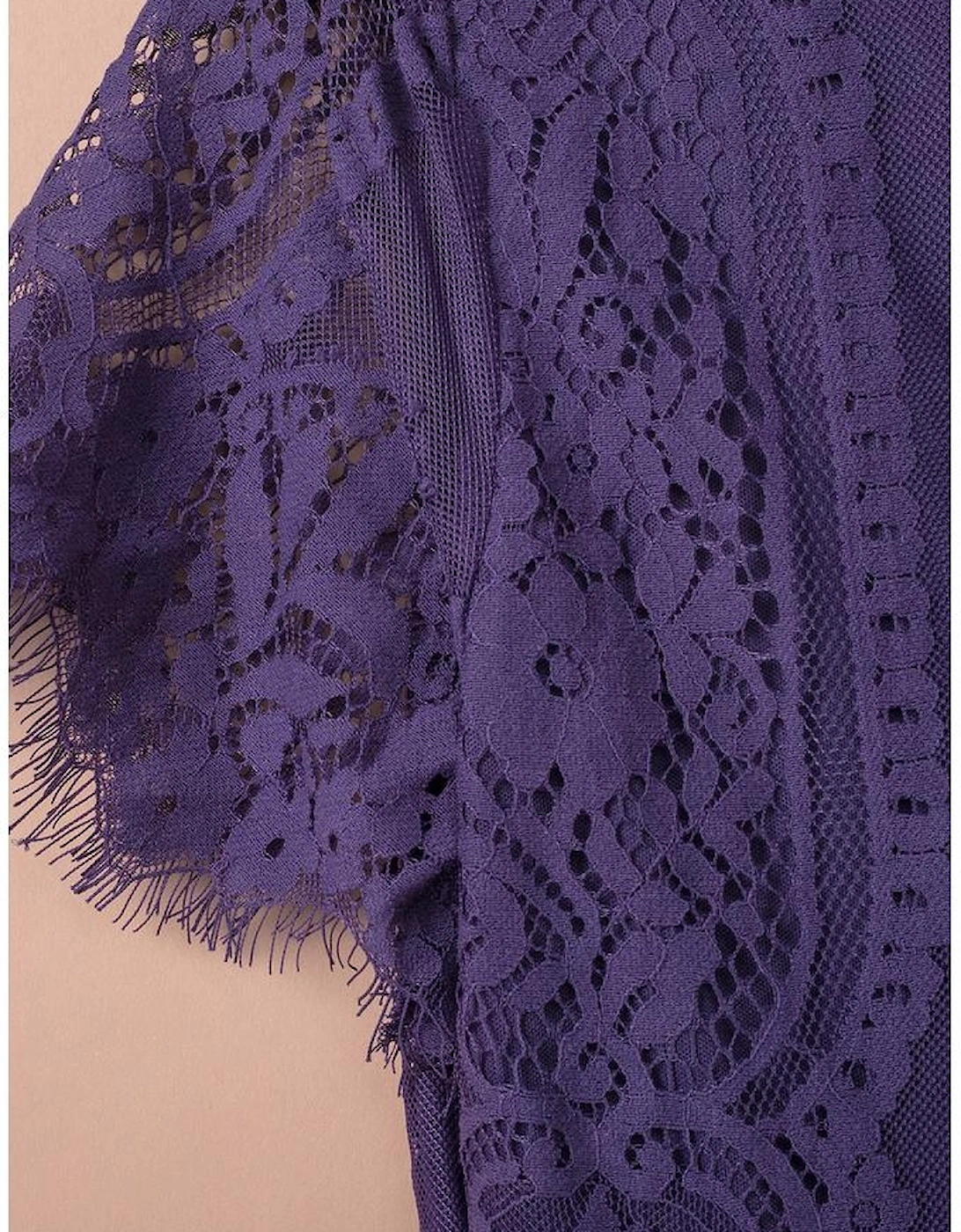 Blue Blue Fill Your Heart Lace Maxi Dress