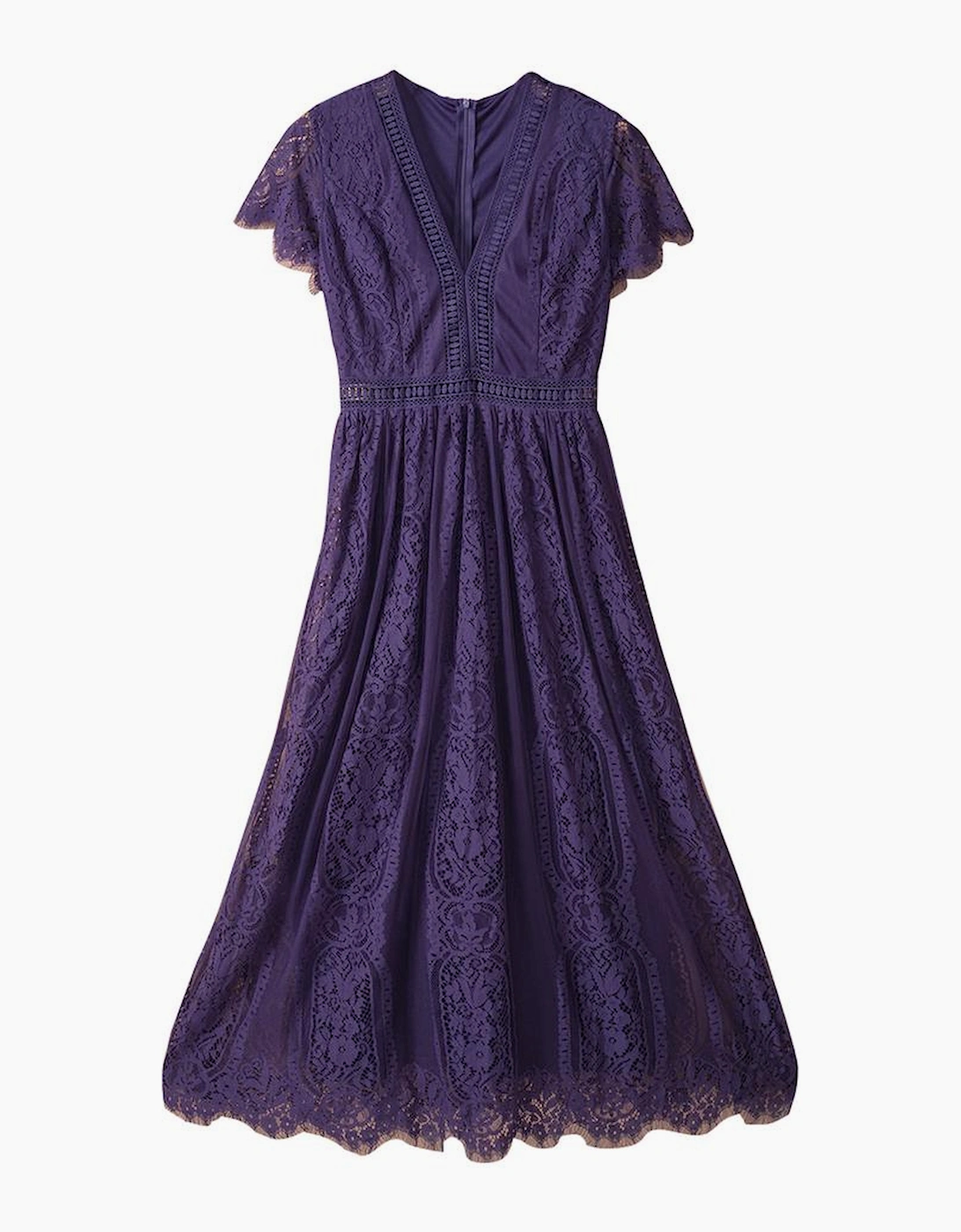 Blue Blue Fill Your Heart Lace Maxi Dress