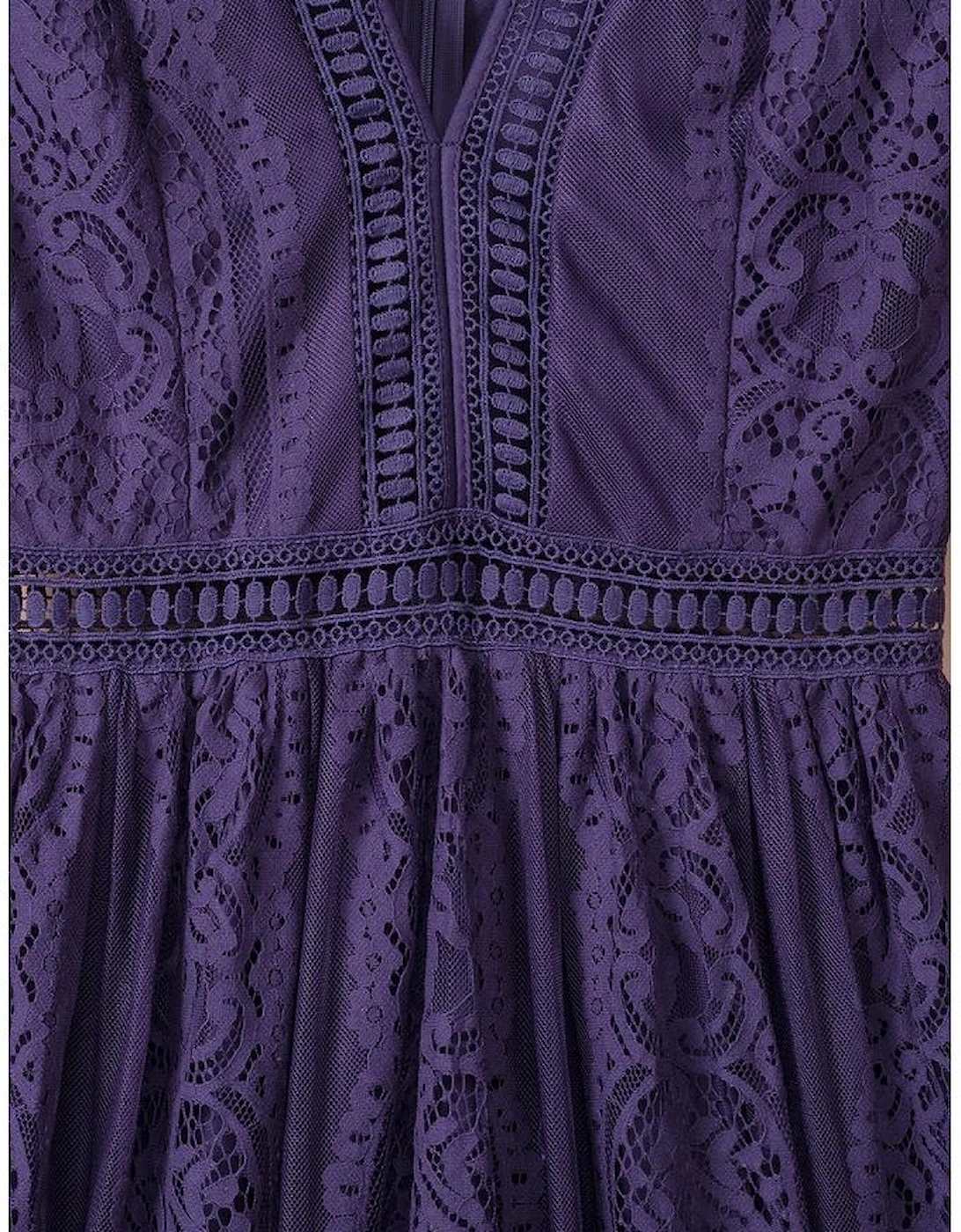 Blue Blue Fill Your Heart Lace Maxi Dress