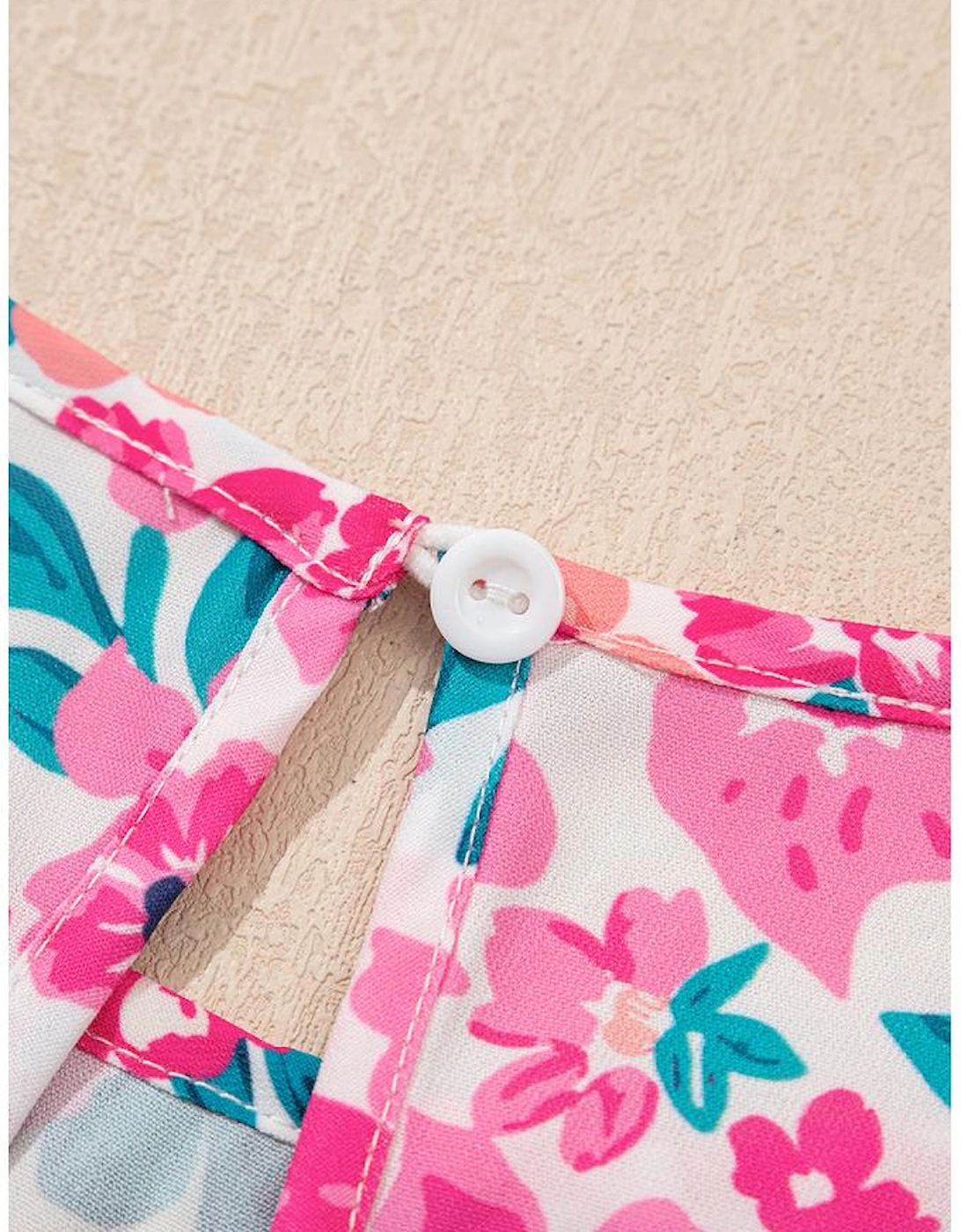 White Plus Size Floral Print Frilled Short Sleeve Flare Dress