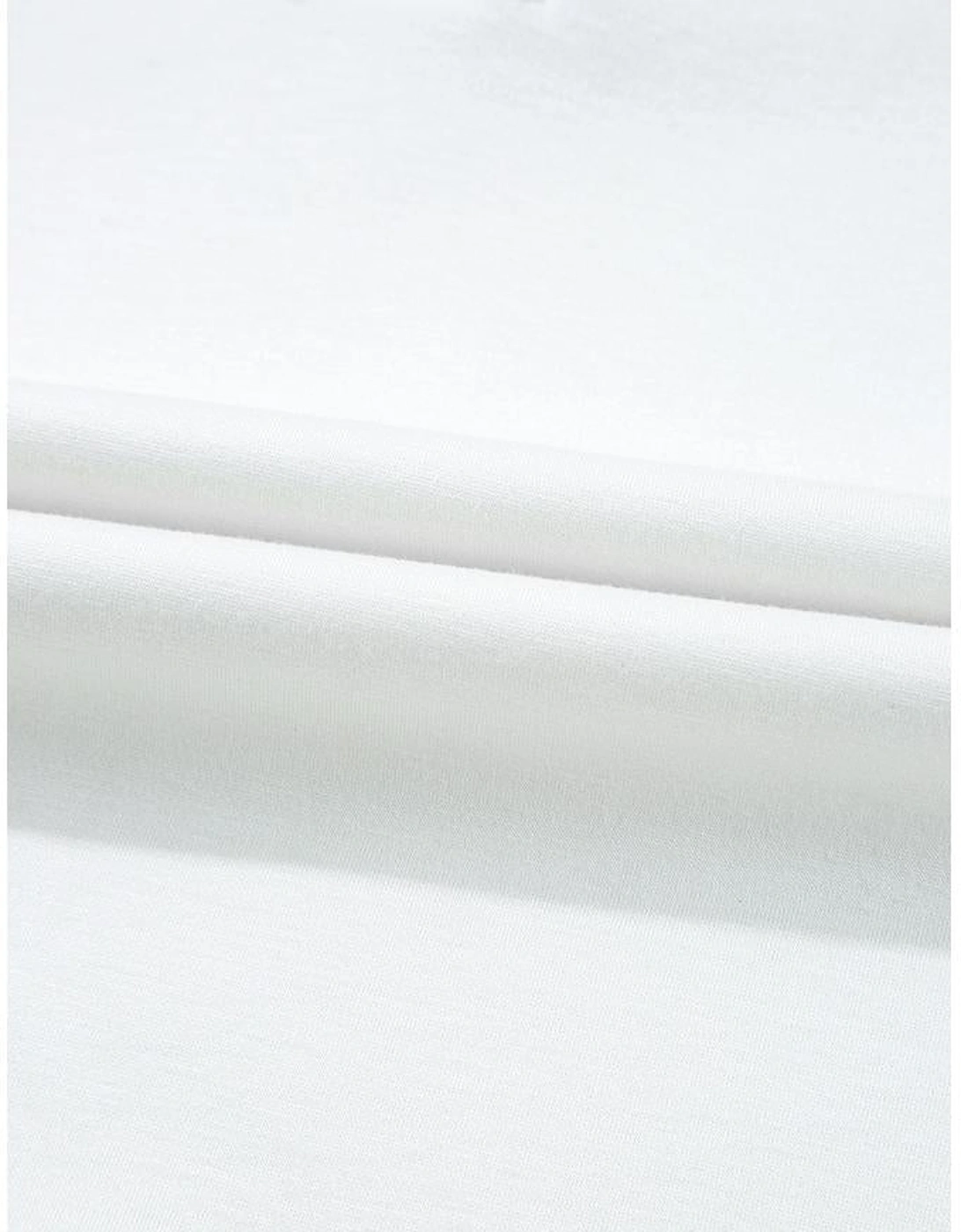 White Colorblock Edge Cap Sleeve Collared Top 2 Piece Skirt Set