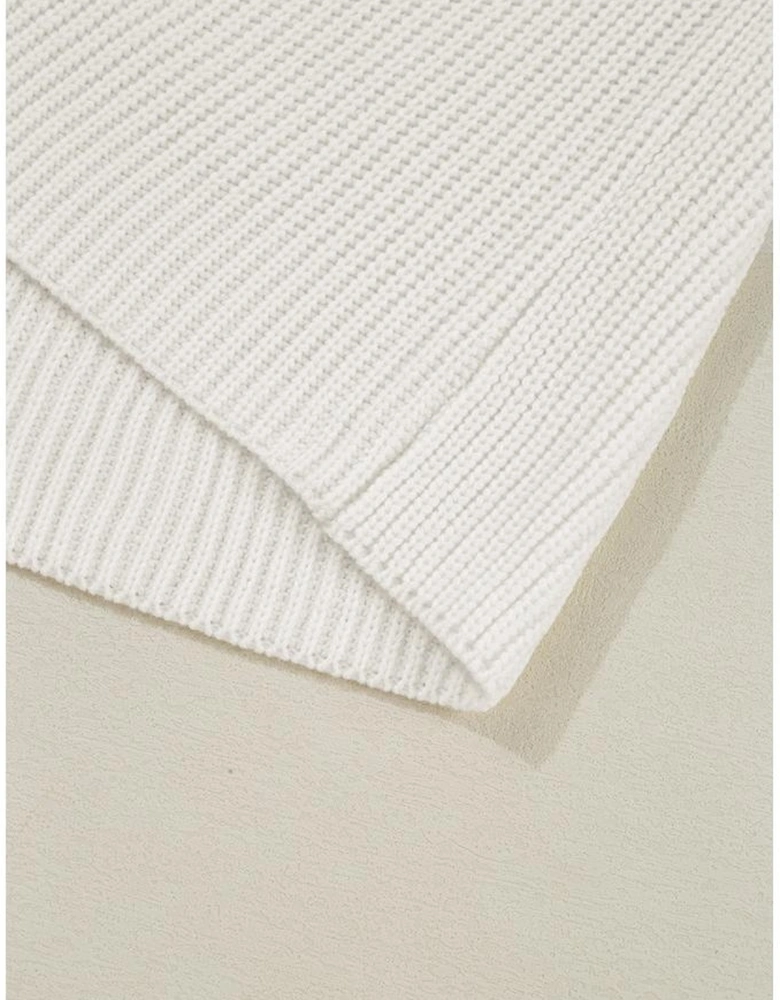 Beige Flower Embroidered Drop Shoulder Open Front Duster Cardigan