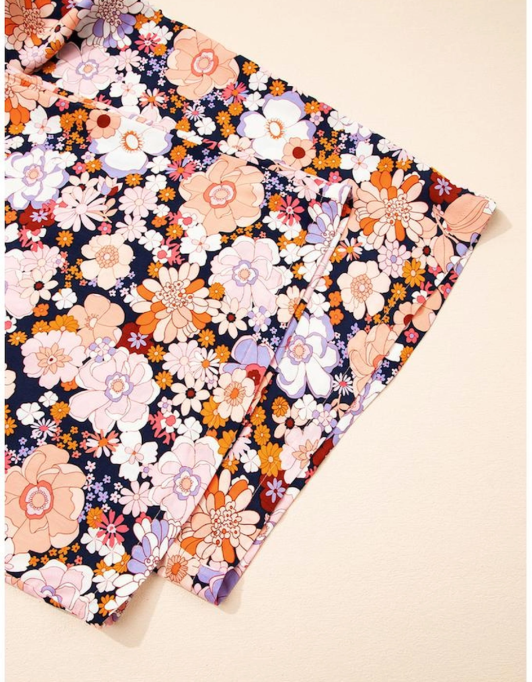 Black Floral Print Smocked High Waist Square Neck Jumpsuit