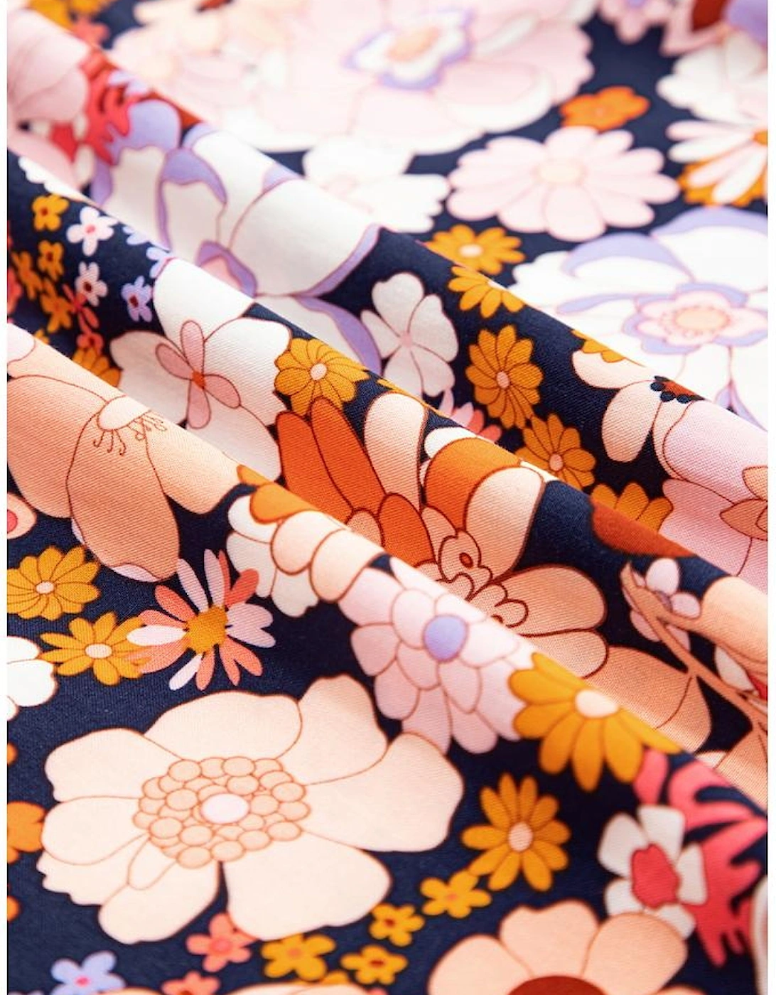 Black Floral Print Smocked High Waist Square Neck Jumpsuit