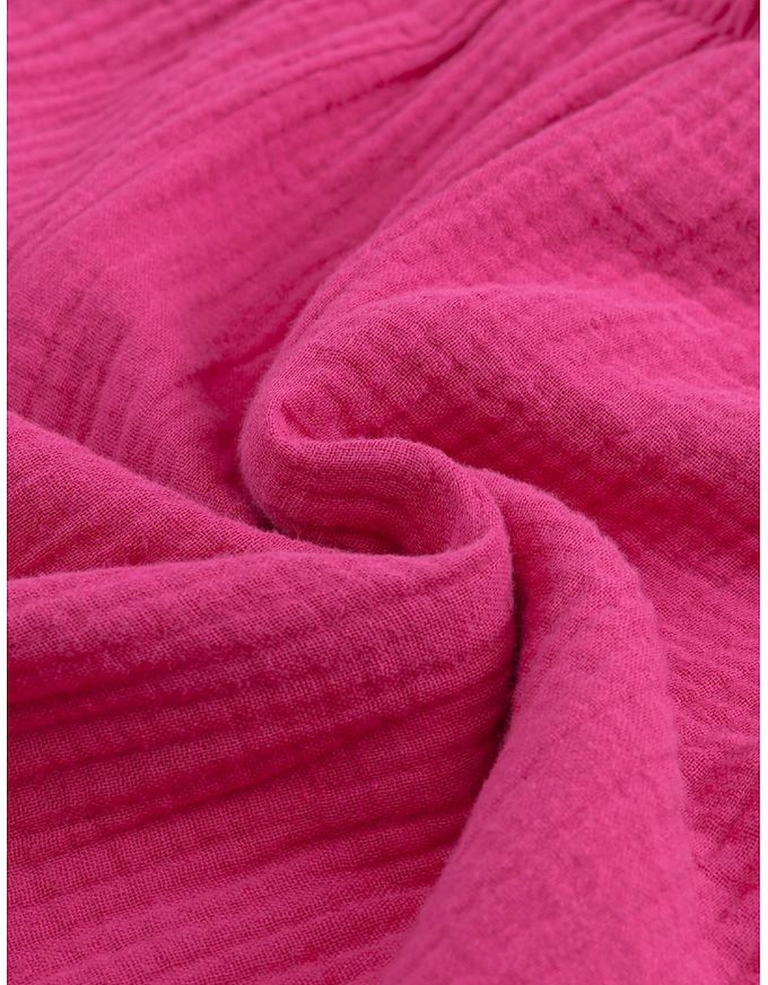 Rose Textured High Waist Ruffled Bell Bottom Pants