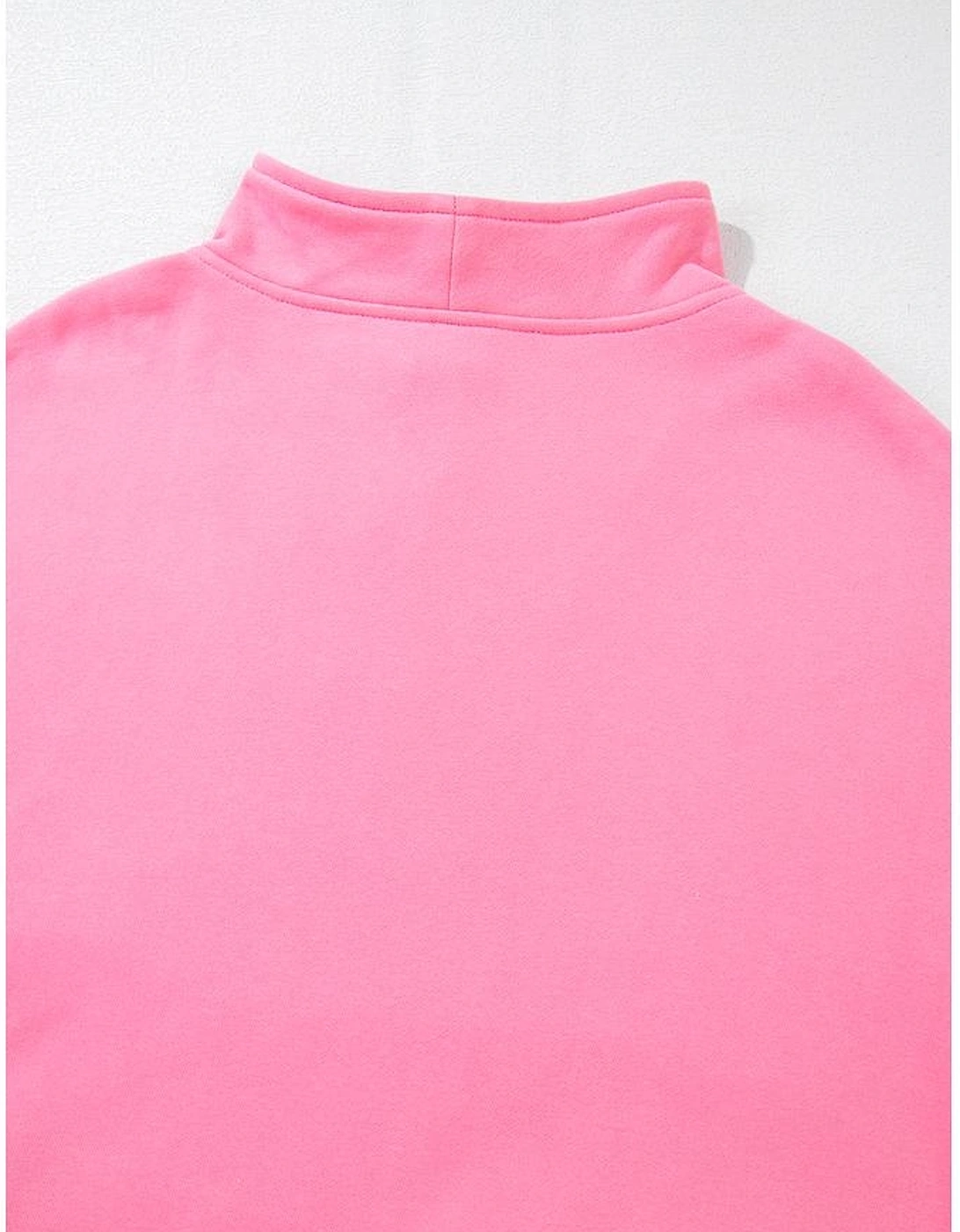 Bonbon Zip-up Stand Neck Kangaroo Pocket Sweatshirt