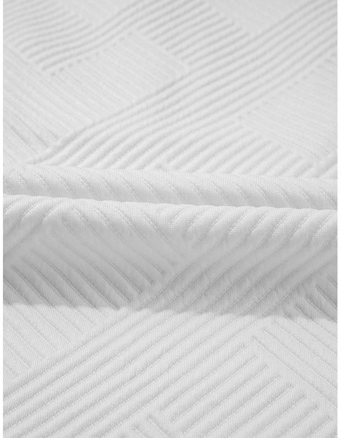 White Textured Half Zip Tank Top Drawstring Shorts Set