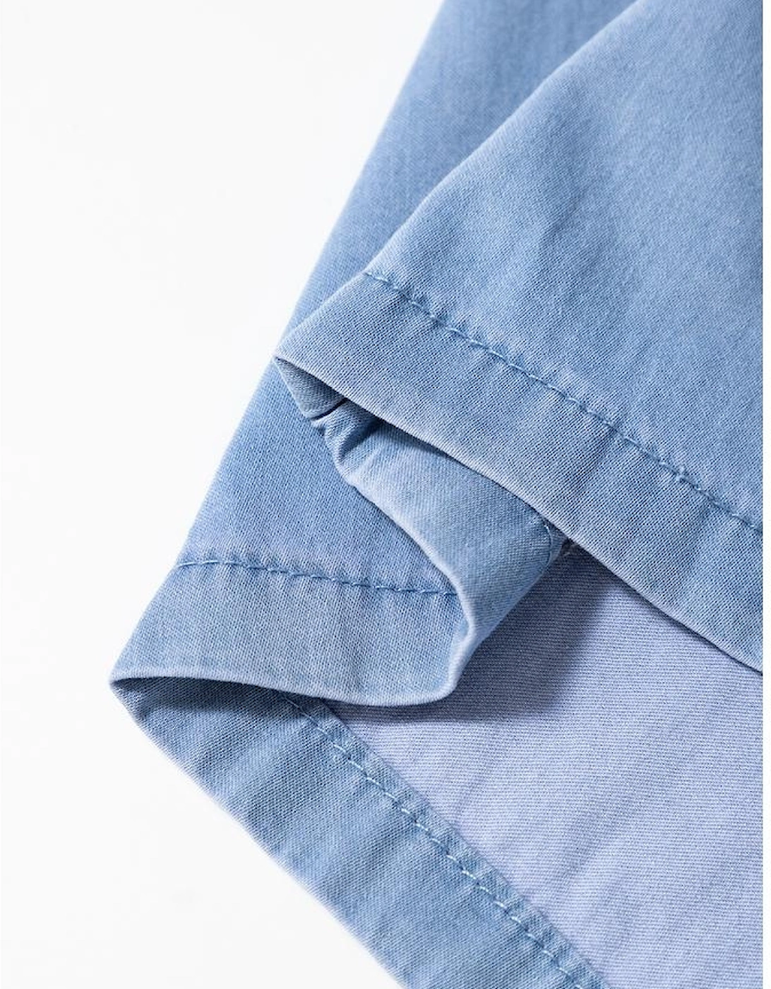 Beau Blue Casual Wide Slit Leg High Waist Loose Plus Size Jeans