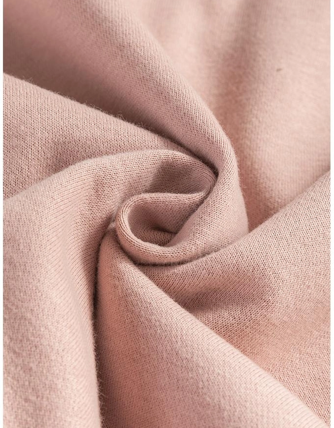 Smoke Gray Zipped Neck Pullover Drop Shoulder Sweatshirt