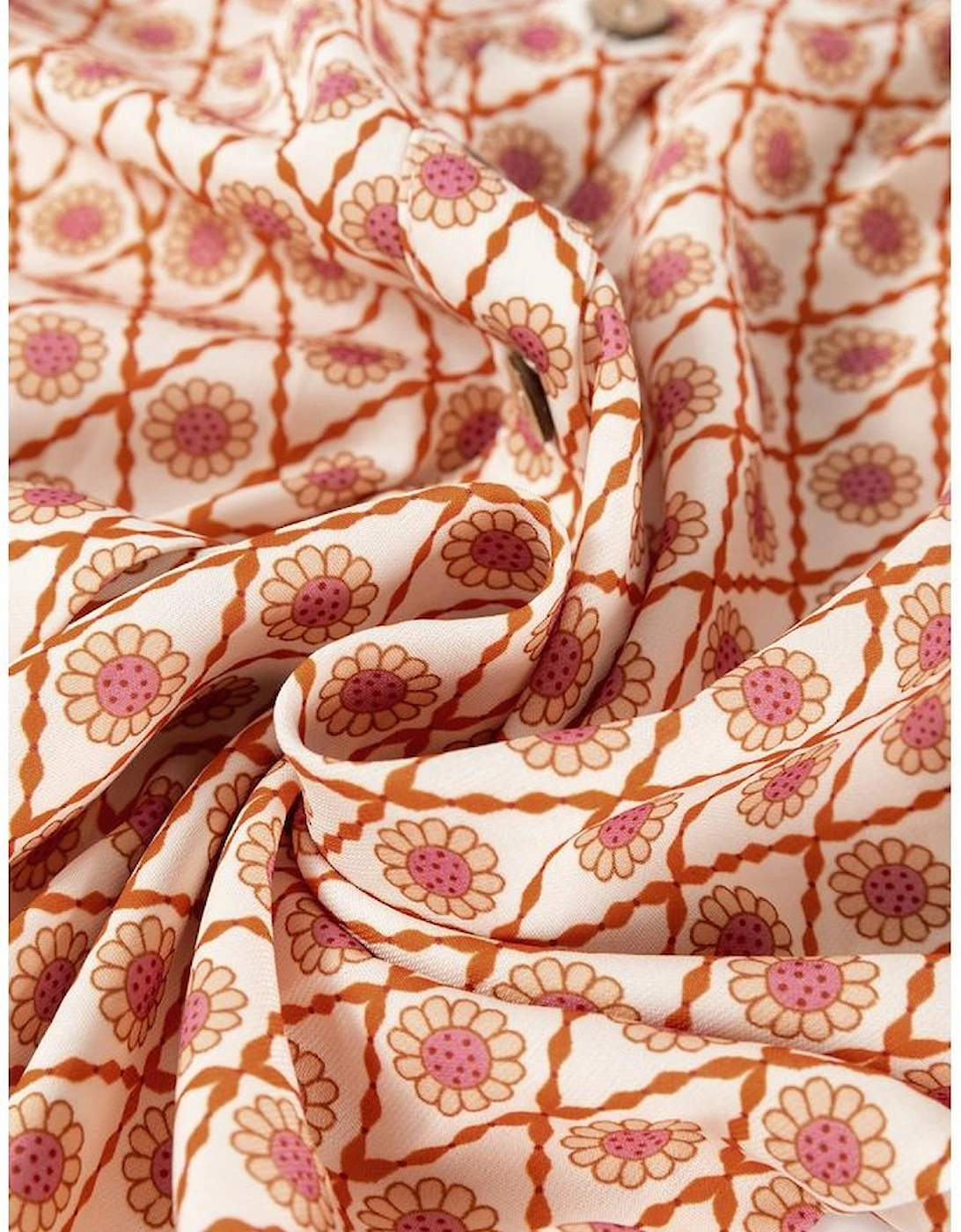 Multicolour Boho Floral Mixed Print Puff Sleeve Shirt, 13 of 12