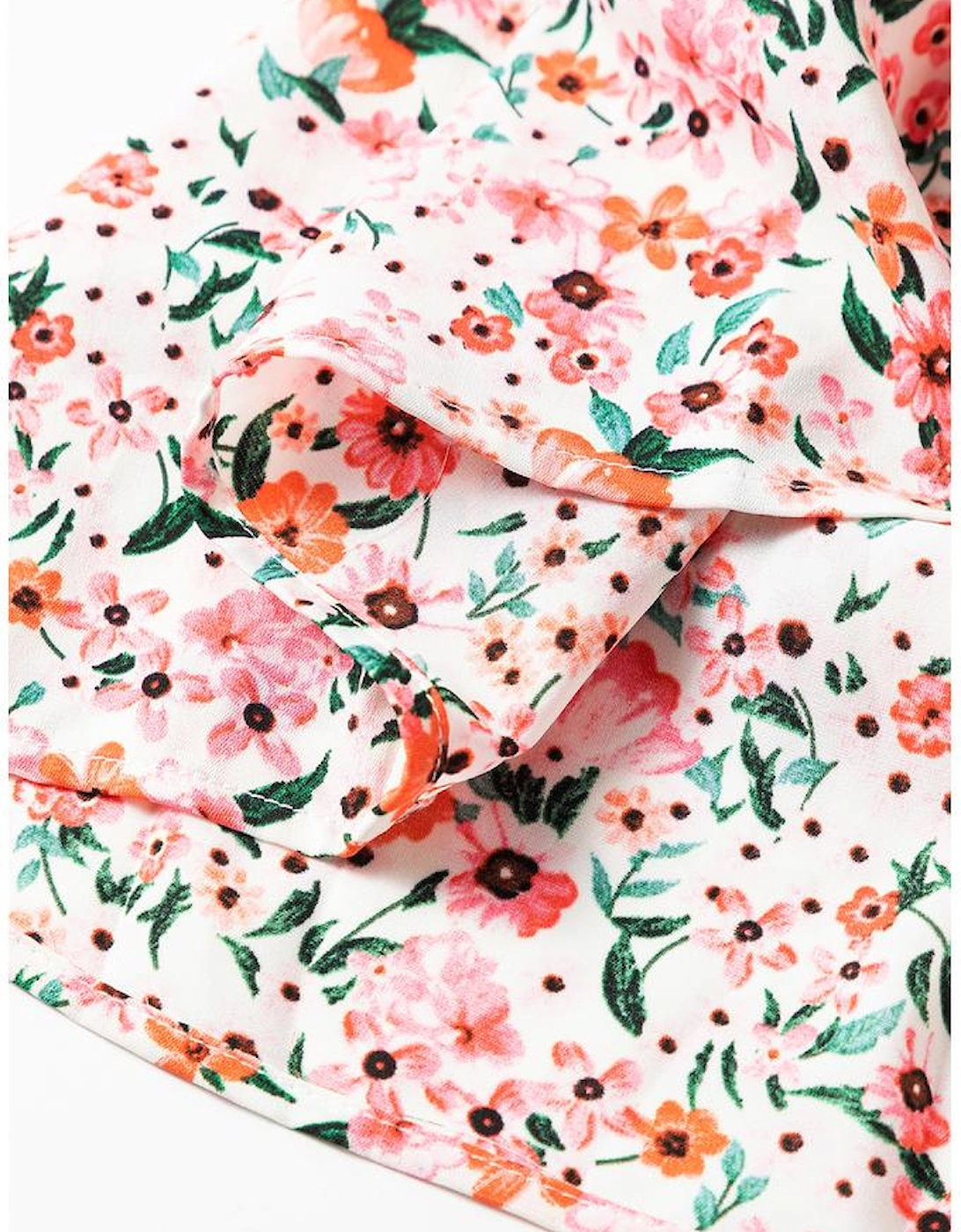 White Boho Floral Smocked Ruffled Maxi Dress