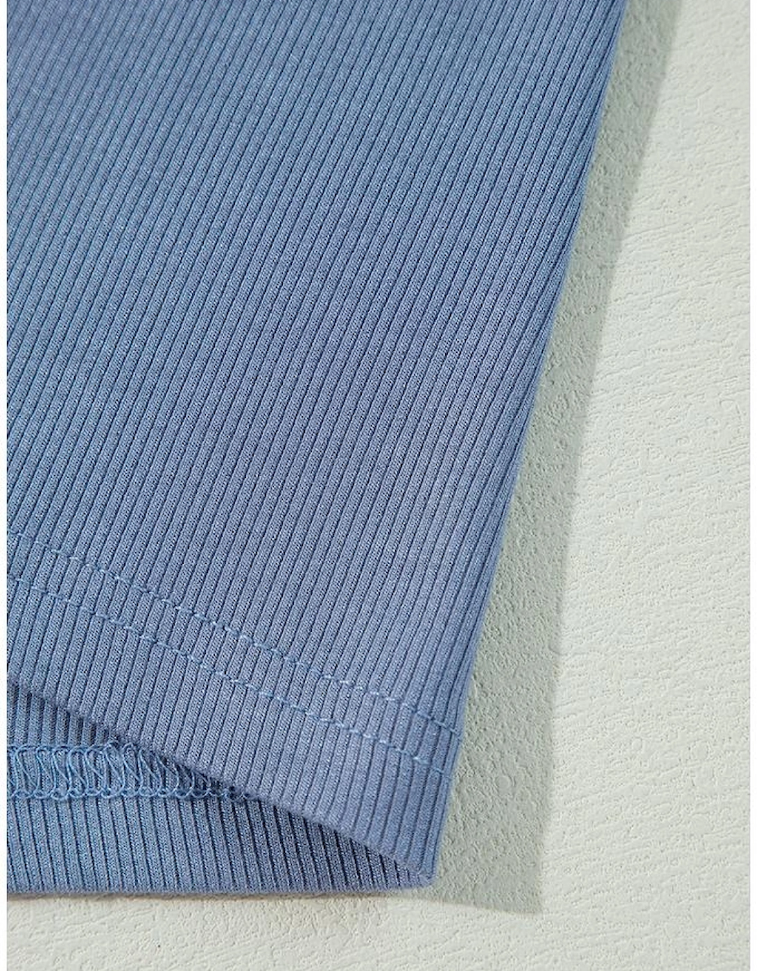 Ashleigh Blue Solid Color Rib Knit Open Front Tunic Cardigan, 13 of 12