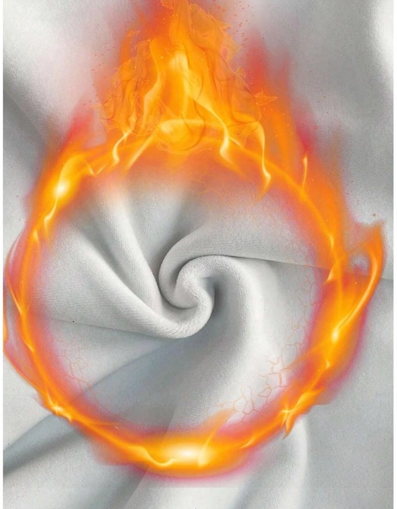 Black Mock Neck Thermal Lined Long Sleeve Tee