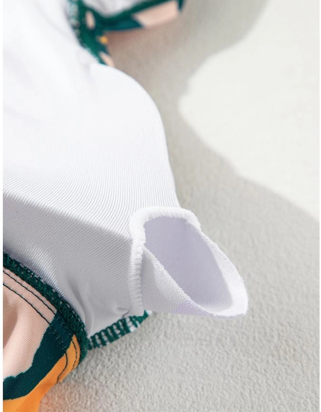 Green Leopard Print U Neck Knotted High Waist Bikini Set