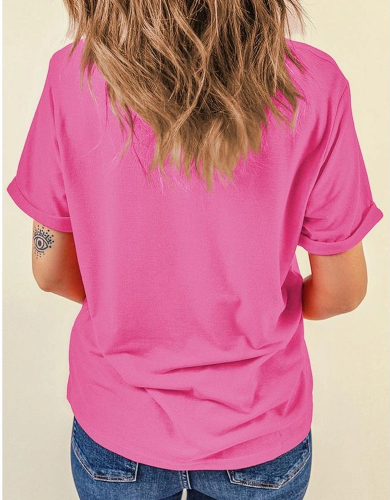 Sachet Pink Nashville WORLD TOUR Music City Guitarist Graphic Tee