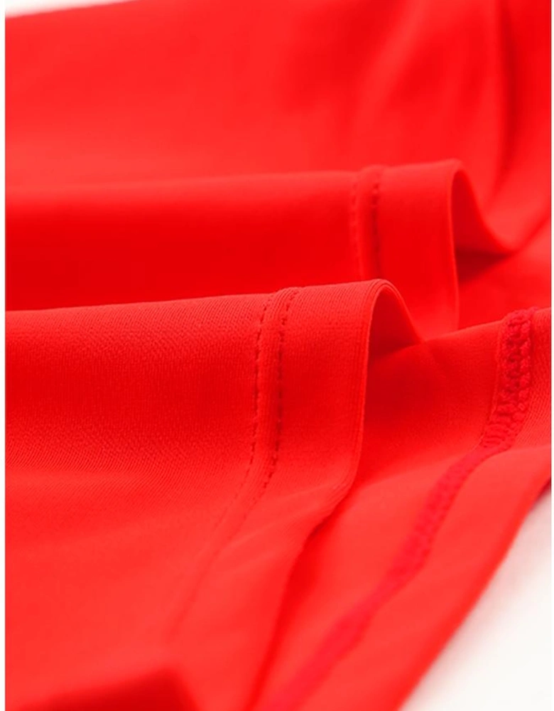 Square Neck Sleeveless Fashion Print Tankini Set