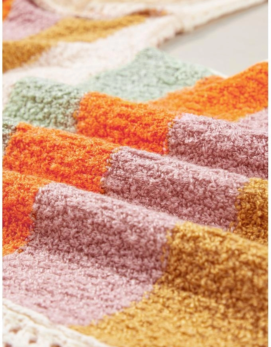 Beige Oversized Colorblock V Neck Hooded Sweater