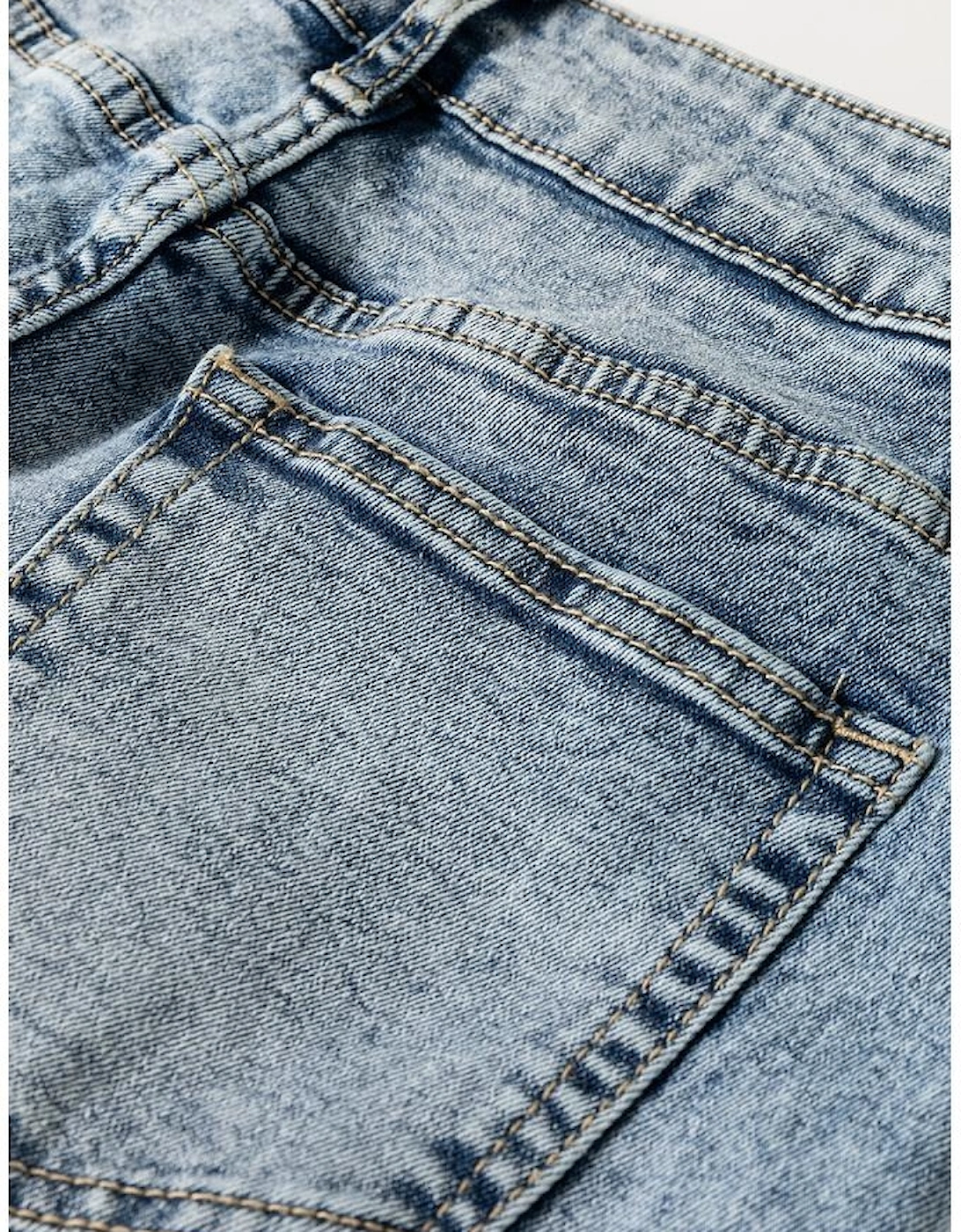 Myosotis High Rise Button Zip Fly Medium Wash Jeans