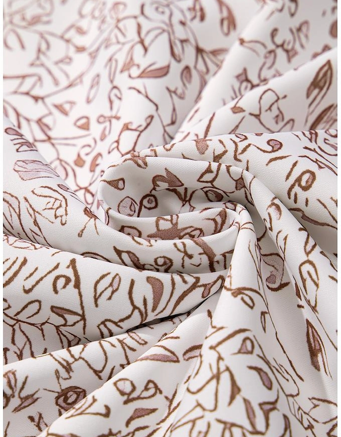 White Floral V Neck Ruffled Short Sleeve Plus Size Dress