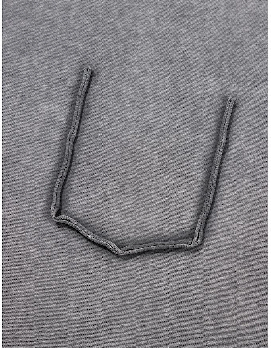 Philippine Gray Mineral Wash Half Sleeve Boyfriend Vintage T Shirt