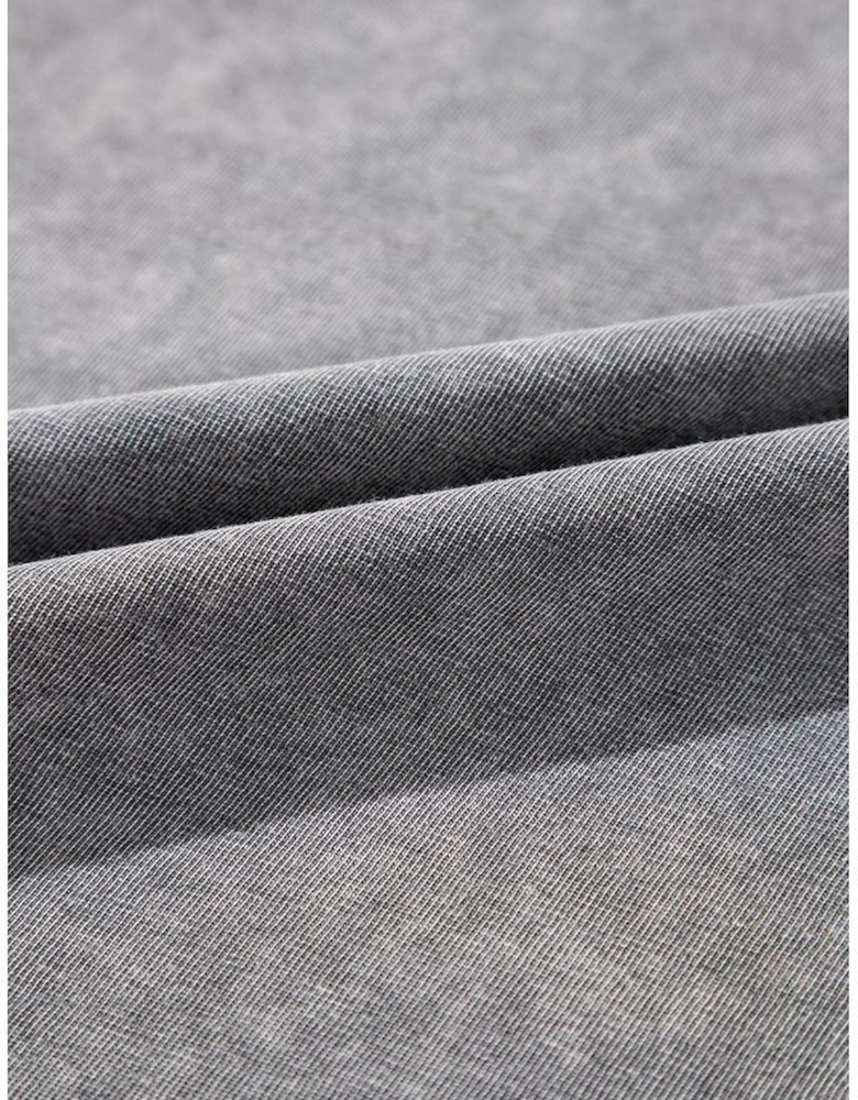 Philippine Gray Mineral Wash Half Sleeve Boyfriend Vintage T Shirt