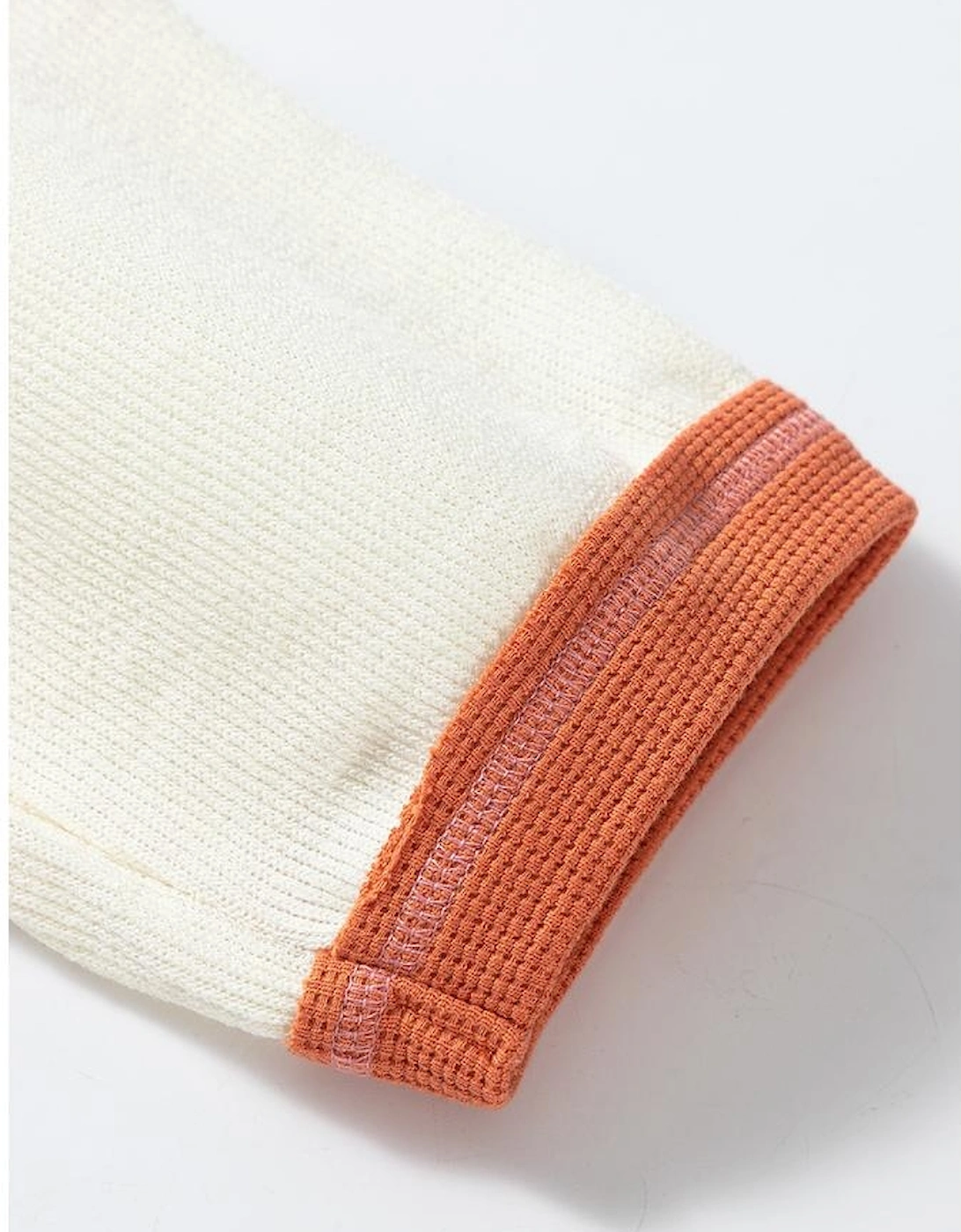 Coral Quilted Textured Patchwork Loose Fit Hooded Jacket