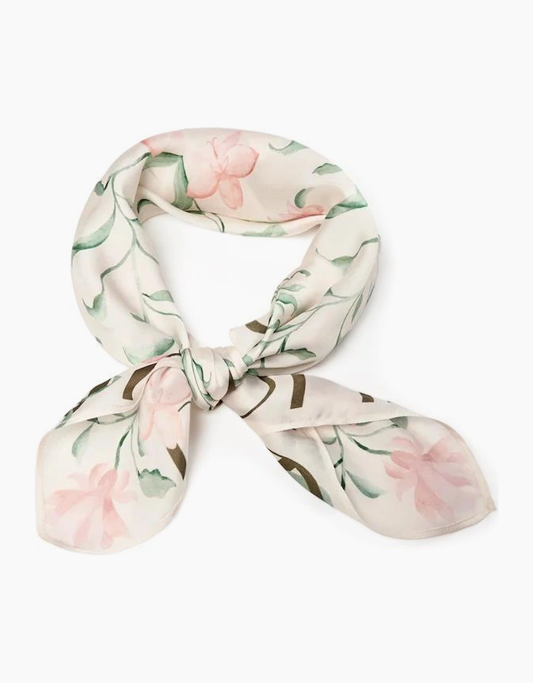 Orchid scarf in turf green